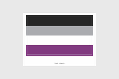 Asexual Flag Stickers