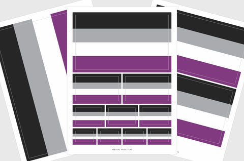 Asexual Flag Sticker
