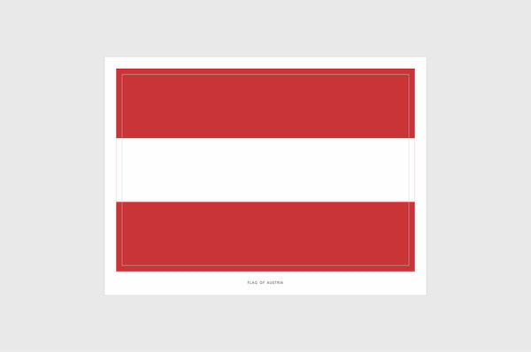 Austria Flag Stickers
