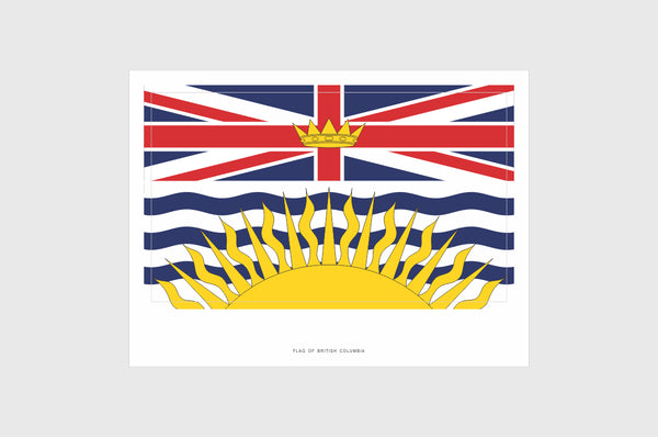 British Columbia Flag Stickers