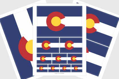 Colorado Flag Stickers.