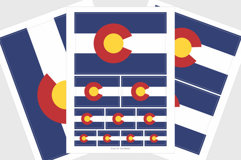 Colorado Flag Stickers.