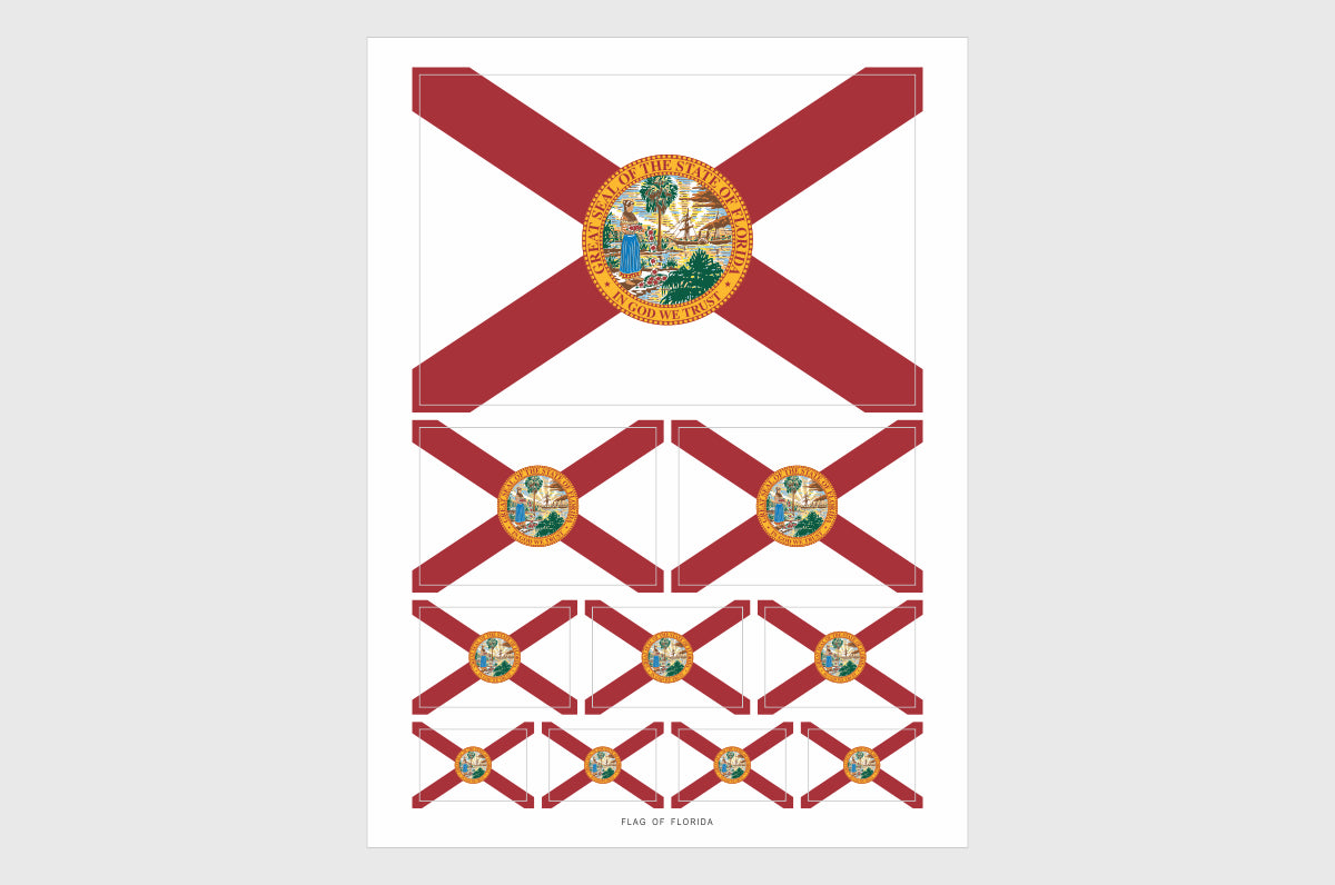Florida Flag Stickers