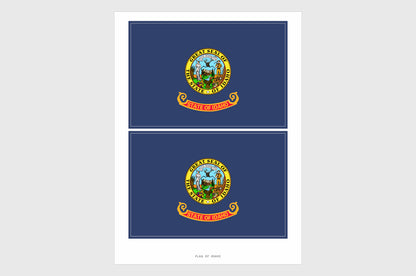 Idaho Flag Stickers
