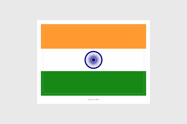 India Flag Stickers