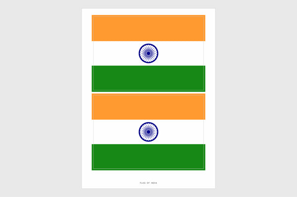 India Flag Stickers