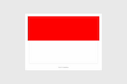Indonesia Flag Stickers
