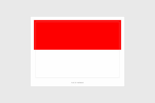 Indonesia Flag Stickers