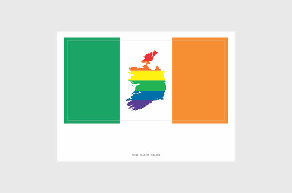 Ireland LGBTQ Pride Flag Stickers