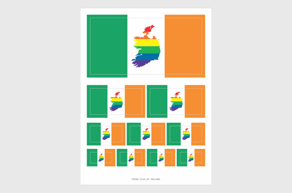 Ireland LGBTQ Pride Flag Stickers