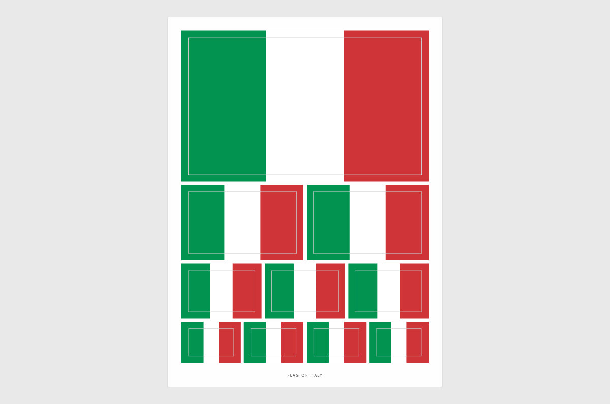 Italy Flag Stickers