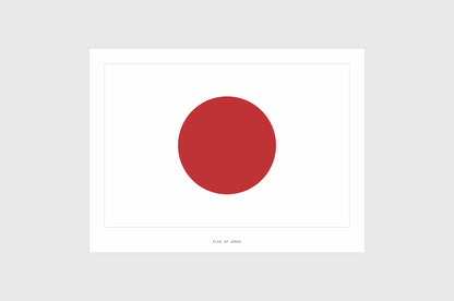 Japan Flag Stickers