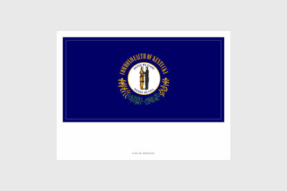 Kentucky Flag Stickers