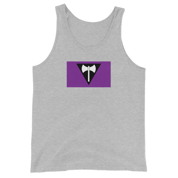 Lesbian Labrys Flag Super Soft Tank Top