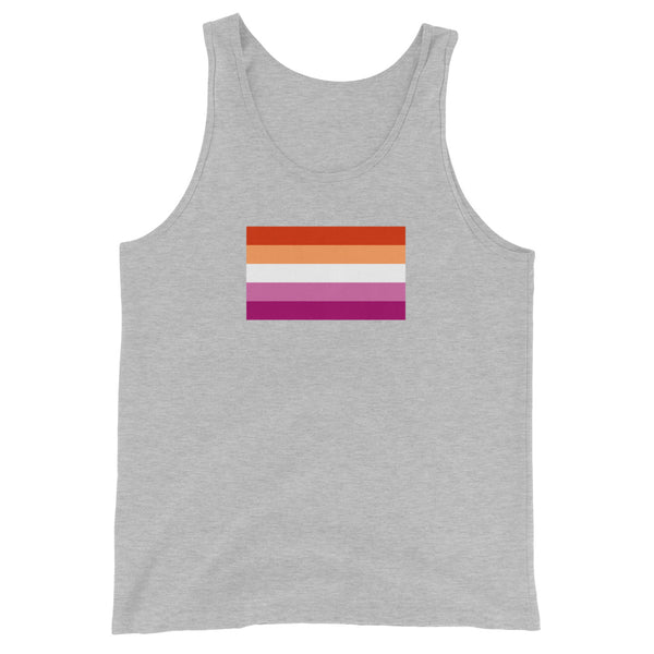Sunset Lesbian Pride Flag (2019) Tank Top