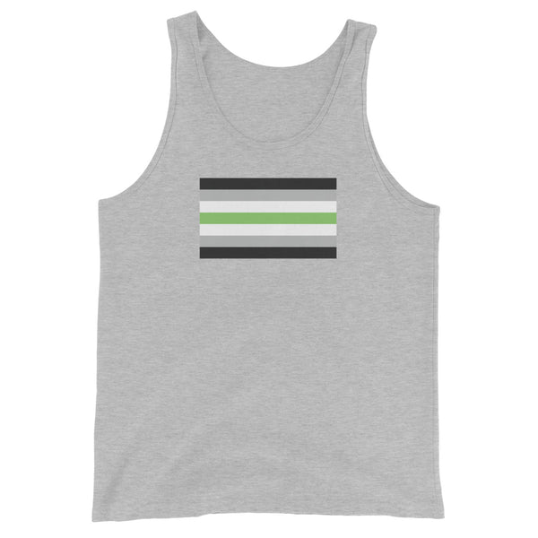 Unisex Agender Pride Flag Tank Top