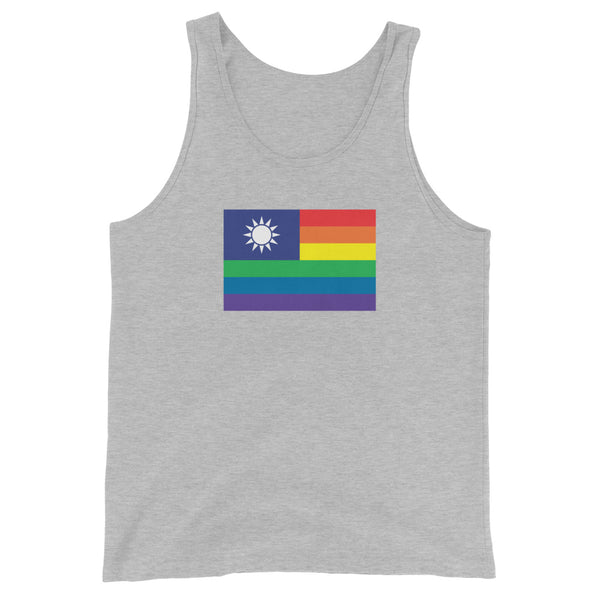 Taiwan LGBT Pride Flag Unisex Tank Top