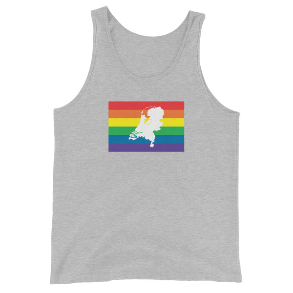 Netherlands LGBT Pride Flag Unisex Tank Top