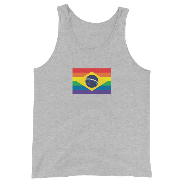 Brazil LGBT Pride Flag Unisex Tank Top