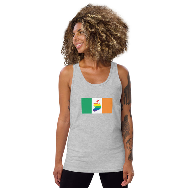 Ireland LGBT Pride Flag Unisex Tank Top