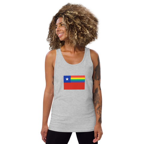 Chile LGBT Pride Flag Unisex Tank Top