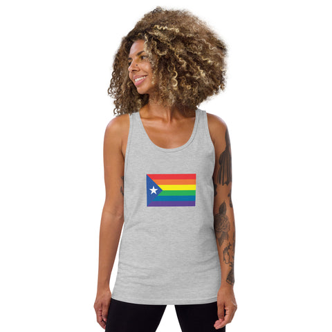 Catalonia LGBT Pride Flag Unisex Tank Top