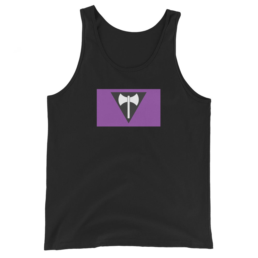 Lesbian Labrys Flag Super Soft Tank Top