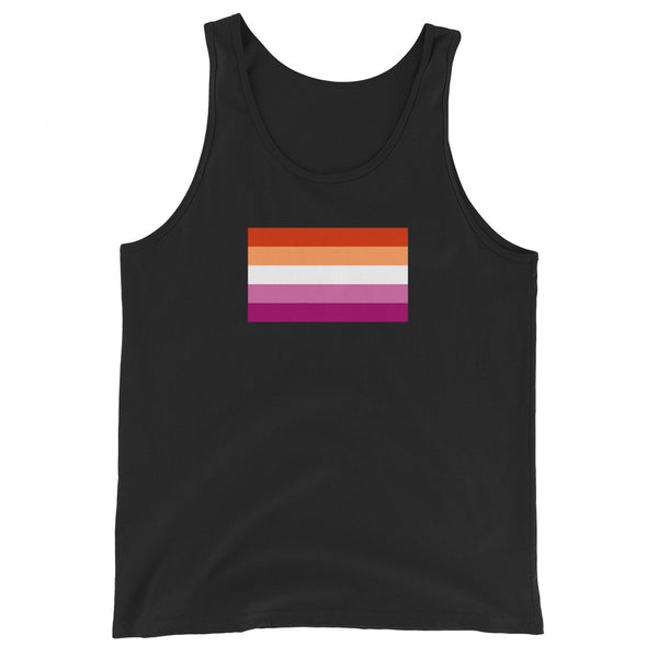Sunset Lesbian Pride Flag (2019) Tank Top