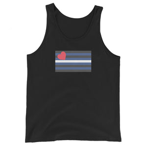 Leather Pride Flag Unisex Tank Top