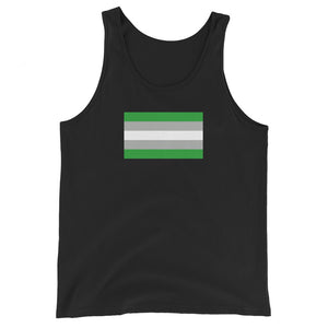 Gray Romantic Flag Unisex Tank Top