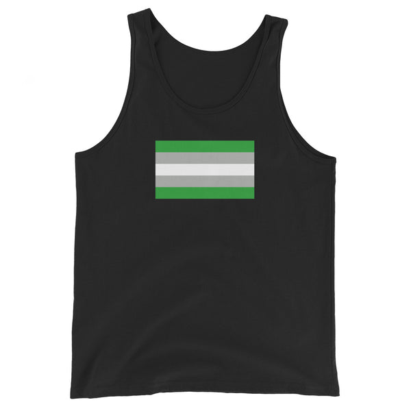 Gray Romantic Flag Unisex Tank Top