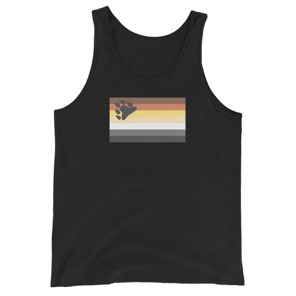 Bear Pride Flag Unisex Tank Top