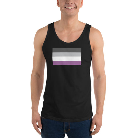 Asexual Pride Flag Unisex Tank Top