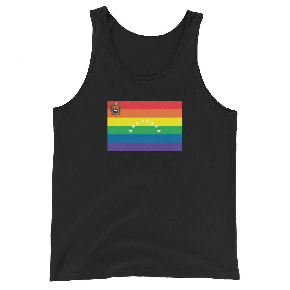 Venezuela LGBT Pride Flag Unisex Tank Top