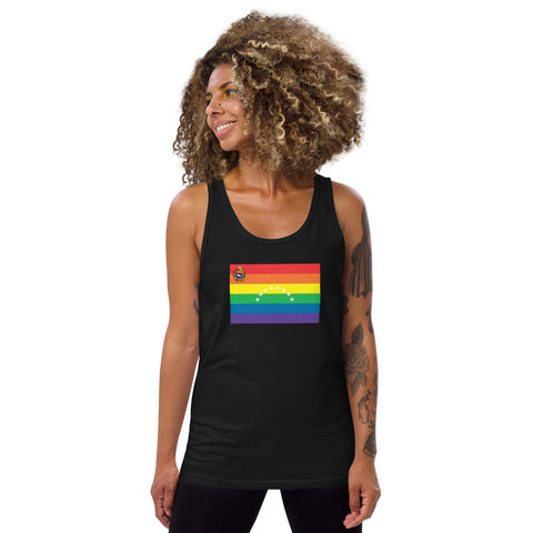 Venezuela LGBT Pride Flag Unisex Tank Top