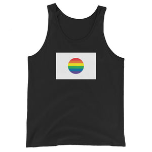 Japan LGBT Pride Flag Unisex Tank Top