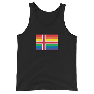 Iceland LGBT Pride Flag Unisex Tank Top