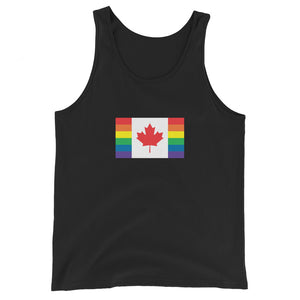 Canada LGBT Pride Flag Unisex Tank Top