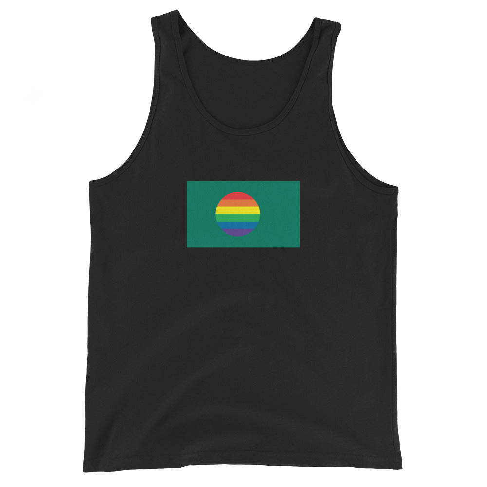 Bangladesh LGBT Pride Flag Unisex Tank Top