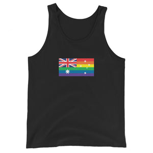 Australia LGBT Pride Flag Unisex Tank Top