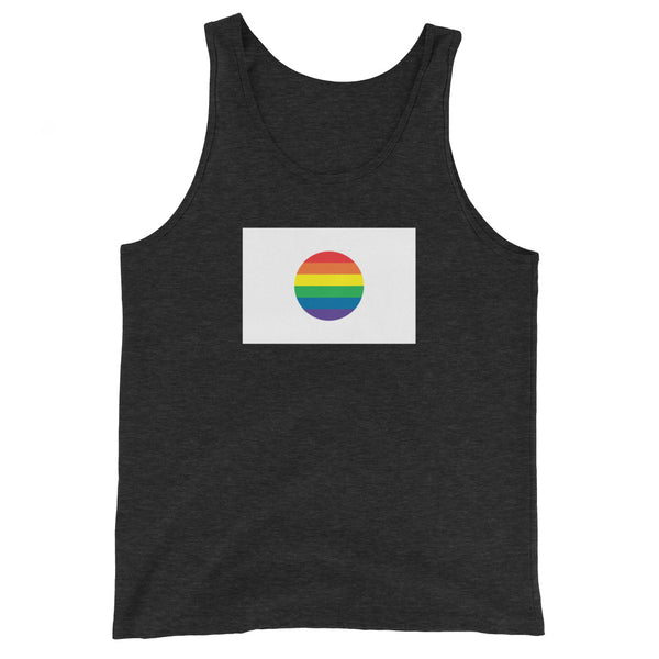 Japan LGBT Pride Flag Unisex Tank Top