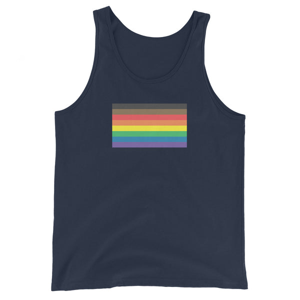More Color, More Pride Flag Unisex Tank Top
