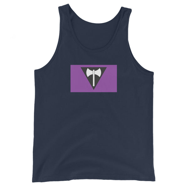 Lesbian Labrys Flag Super Soft Tank Top