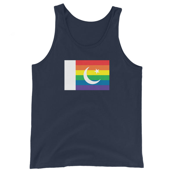 Pakistan LGBT Pride Flag Unisex Tank Top