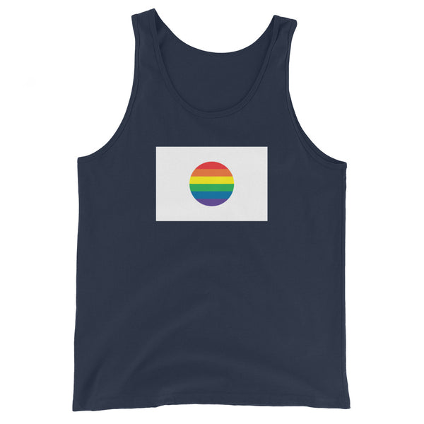 Japan LGBT Pride Flag Unisex Tank Top