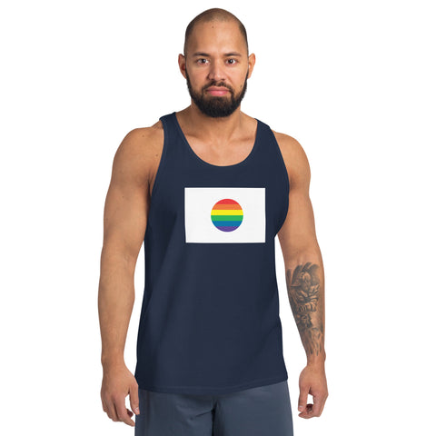 Japan LGBT Pride Flag Unisex Tank Top