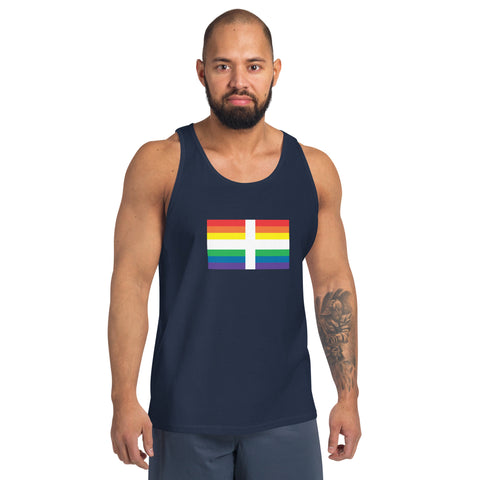 England Pride Flag Unisex Tank Top