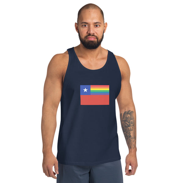 Chile LGBT Pride Flag Unisex Tank Top