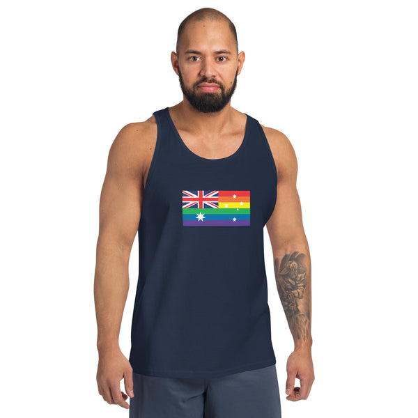 Australia LGBT Pride Flag Unisex Tank Top
