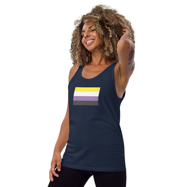 Non Binary Flag Unisex Tank Top